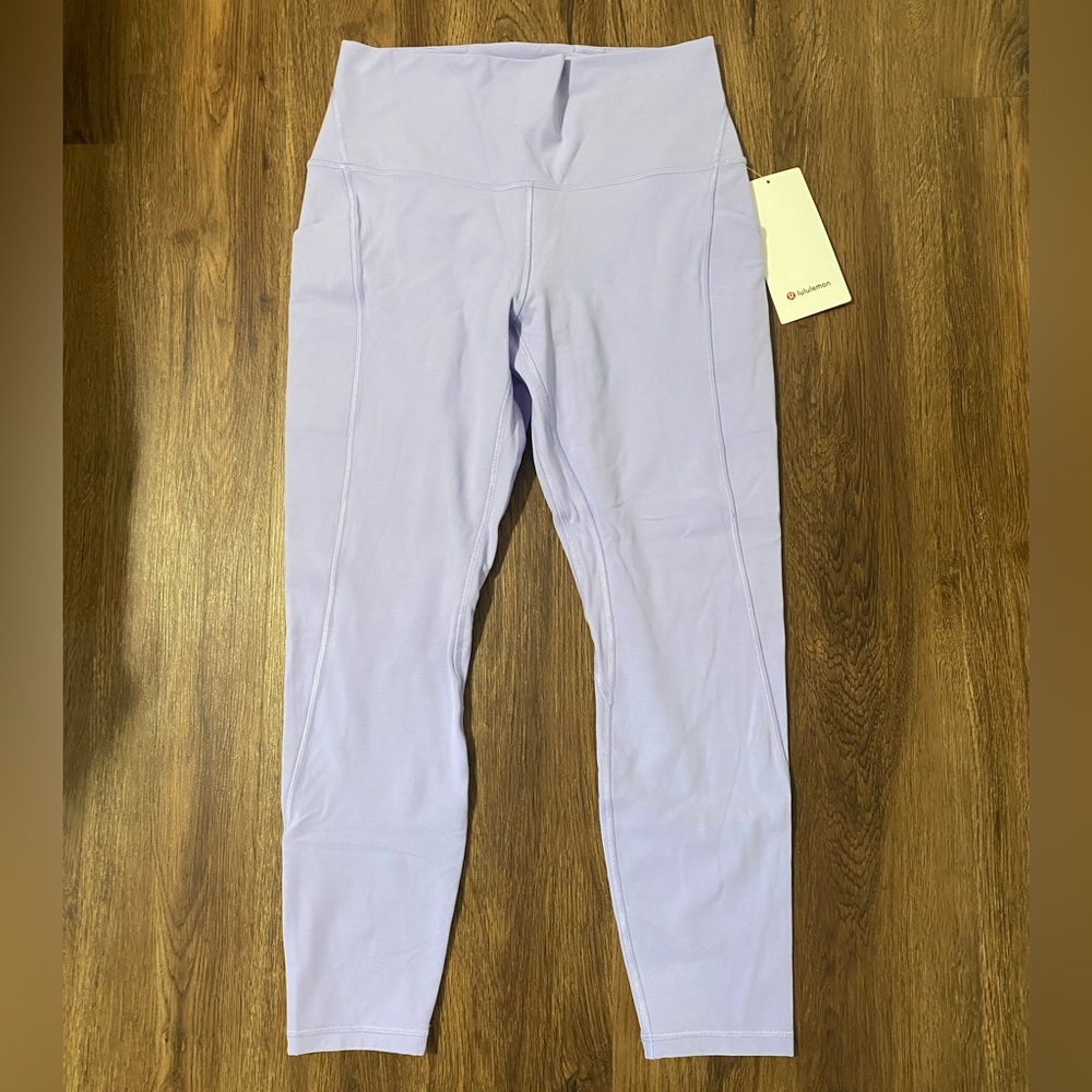 BNWT Lululemon Align 25” Lilac Leggings with Pockets size 10